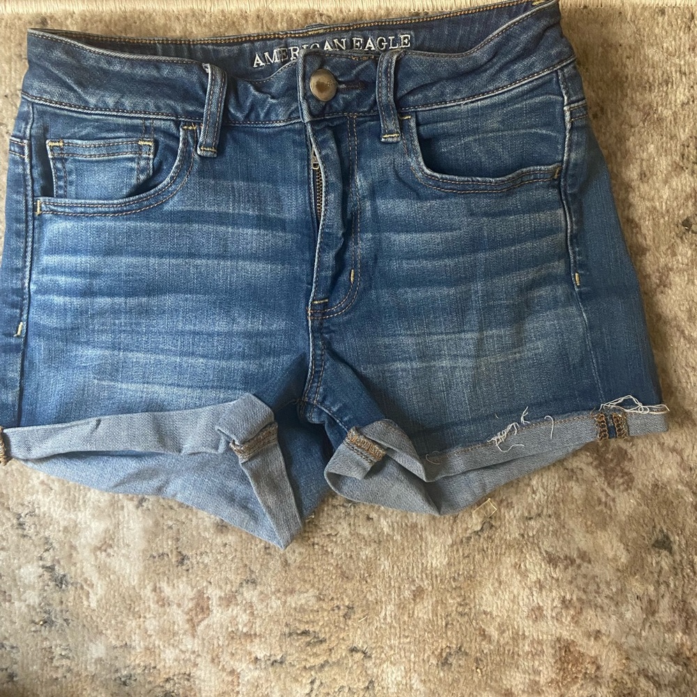 American Eagle high-Rise Shortie Shorts
